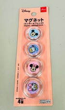 Daiso Disney Mickey & Friends Magnets 30mm 4 Pcs New picture