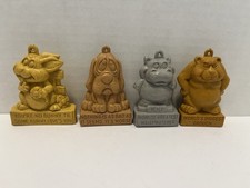Wallace Berrie Co. Figurine 4 Figure Lot Made 2010 2015 2016 2017 Plastic Rubber picture