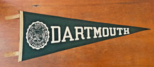 Rare 1950s Dartmouth College Big Green Indians Full Size Pennant  Ivy League picture