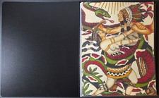 24 Sheets Lee Roy Minugh Traditional Vintage Style Tattoo Flash Portfolio Book picture