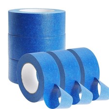 3 Rolls Blue Painter’s Tape 2 Inch x 60 Yards 5.5 Mil Masking Tape Clean Removal picture