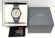 Timex TW2T10500VK MK1 Quartz Men’s Watch Indiglo Gray Nylon Band 40mm - NEW picture
