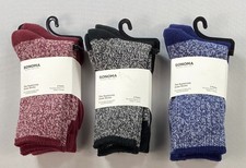 Women's Sonoma Supercozy Crew Boot Socks 3 Packs-6 Pair Total Size 5-10 picture