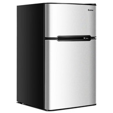 3.2 Cu.Ft Compact Fridge COSTWAY 2-Door picture