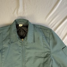 Vintage Durable Press Jacket Workwear Quilted Lined USA Made Men’s Small Talon picture