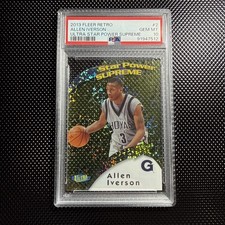 Allen Iverson 2013 Fleer Retro Star Power Supreme #2 PSA 10 GEM MINT POP 5 GRAIL picture