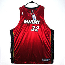 NEW Shaquille O'Neal Miami Heat Basketball Jersey Men 2XL 56 NBA Reebok #32 SHAQ picture