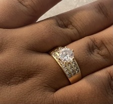 Anillo De Oro 14 Quilates Para Mujer De Compromise picture