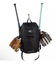 Rawlings Franchise 2 Mark of a Pro Baseball School Black Backpack New picture
