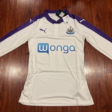 2016-17 Mens Puma Newcastle Player Issue Long Sleeve ACTV Fit 3rd Jersey Large L picture
