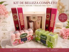 Kit Belleza Mujer V.V. Love Farah, 4 Perfumes y 10 Jabones Dalan de 70 g picture