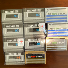 In wrapping vintage casettes Maxell UD 90/46 + TDK SA-C90 SA-C60 AD-C90 picture