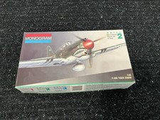 Monogram 1/48 WWII Curtiss P-40B Tiger Shark Airplane Model Kit #5209 OPEN  BOX picture