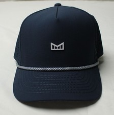 Melin Unisex Adult's Odysea Rope Bulls Icon Hydro Snapback WR4 Navy Small NWT picture