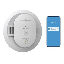 1-pack Kidde RGCUDR-RW Photoelectric Smoke Carbon Monoxide Alarm w Voice & Wi-Fi picture