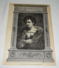 1876 magazine engraving ~ FRANCOIS-JOSEPH TALMA, The Tragic Actor of France picture