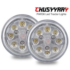 12V 60000 Lumens LED PAR36 Aviation Grade Aircraft Landing Light 4-1/2