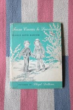 Vintage 1948 From Crocus To Snowman Pearle Boyd Bascom Children's HC Book Illus. picture