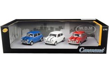MINI COOPER 3 PIECE GIFT SET 1/43 DIECAST MODEL CARS BY CARARAMA 35310 picture