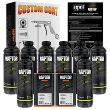U-POL Raptor Black Urethane Spray-On Truck Bed Liner Spray Gun, 8 Liters picture
