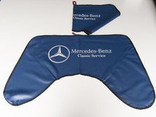 NEW Mercedes W123 W115 W108 W107 W113 fender protector blue with logo set 2 pcs picture