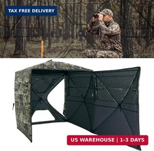 FLISSA Hunting Blind, 270/360 See-Through Ground Blind for Deer Hunting picture