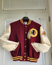 vintage Delong varsity jacket NFL team Washington Redskins Commanders picture