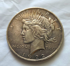 1922 Peace Dollar $1 Philadelphia Business Strike 90% Silver picture
