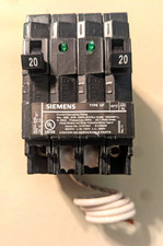 Siemens QSA2020SPD Surge Protection Circuit Breaker Dual 20 Amp 120V Clean picture