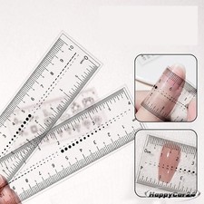 5PCS Soft Nails Ruler Nail Rhinestones False Tips Measuring Tools Portable picture