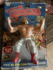 wwf ljn wrestling superstars big john studd  action figure 1985 on card picture