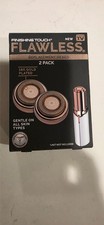 Two Pack Finishing Touch Flawless Legs Replacement Heads 18K Gold Plated Shaver picture