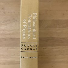 Rudolf Carnap Philosophical Foundations of Physics 1966 First Edition Hardcover picture