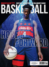 New October 2026 Beckett Basketball Card Price Guide Magazine With AJ Dybantsa picture