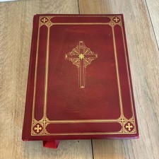 Vintage Holy Bible Catholic Action Edition Family with confraternity text 1960 picture