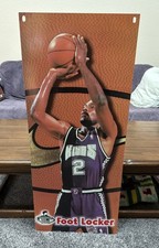 VTG 90s Foot Locker Sacramento Kings Mitch Richmond Plastic Retail Sign RARE 38” picture