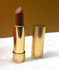 GUCCI Rouge A Lèvres Mat Matte Lipstick Stick 308 Lucy Dark Orange 0.12 oz picture
