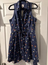 Anthropologie Maeve sleeveless mini shirt dress picture