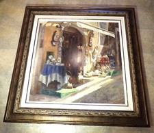 STUNNING LEONARD WREN LIM ED #58 GICLEE ON CANVAS 36 X 36 TREASURES OF VALBONNE picture