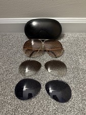 Porsche Design by Carrera Vintage Sunglasses 5621 40 w/Case & Extra Lenses picture