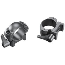 Weaver Grand Slam Leaver-Lok Top Mount Steel Scope Rings 1