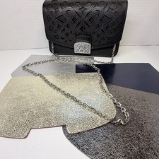 Brighton Ginger Snappy Mini Bag W/Alzazar Flap & 4 Reversible Leather Inserts picture