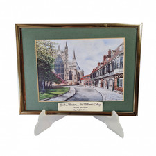 Picture M. J. Braithwaite “York Minster from St. William’s College”, 24.5 x 18.5 cm picture