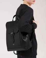 Mulberry Chiltern Backpack Black Small Classic Grained Leather Pre-owned picture