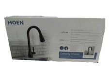 MOEN 87260BL Doherty Single Handle Pull-Down Sprayer Kitchen Faucet Matte Black picture