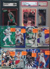 NICE 2000 CARD GRADED PRIZM REFRACTOR  INSERT #'D MIXED SPORT  COLLECTION LOT $ picture
