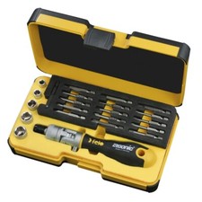 Felo Ergonic K 22pc Ratcheting Screwdriver Bit & Socket Set 180 Degree Flex Head picture