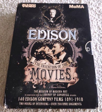 EDISON: THE INVENTION OF THE MOVIES (DVD, 2005, 4-Disc Set) All Discs VG+ picture