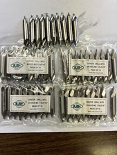 20pcs M2 HSS #4 center drills 1/8x5/16x2-1/8