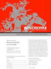 Winchester 9422 Lever Action Rifle Owner's Manual 32 pages picture